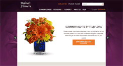 Desktop Screenshot of debrasflowers.com